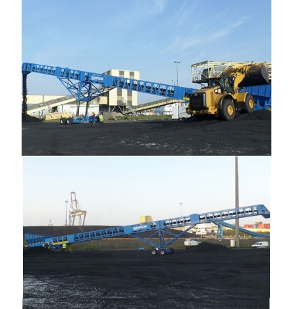 Mobile link conveyors