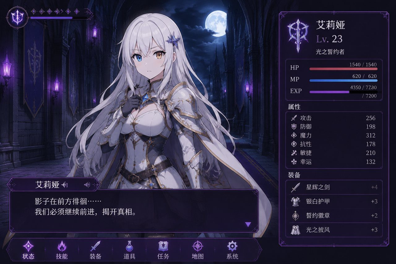 光与影的二重身 角色养成 预览图 5